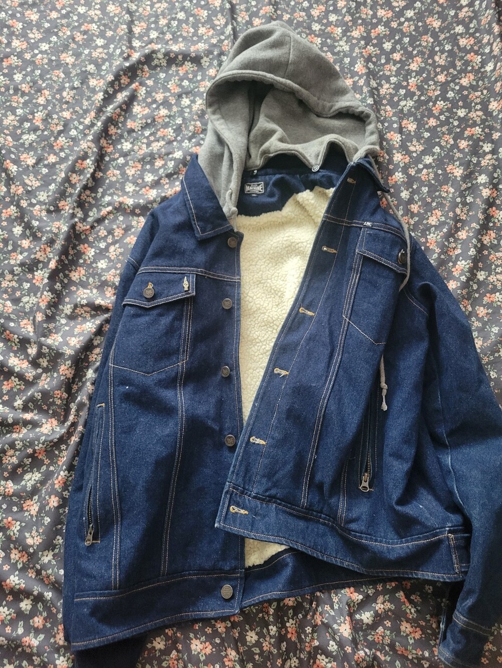 Loser Machine "Capitol Jacket" Sherpa denim XL